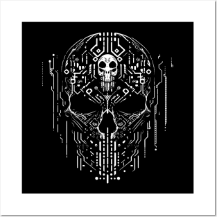 tekno skull Posters and Art